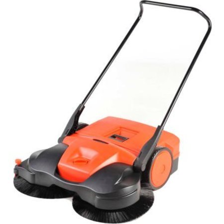BISSELL COMMERCIAL Haaga 38in Deluxe Triple Brush Push Power Sweeper - HAAGA 497